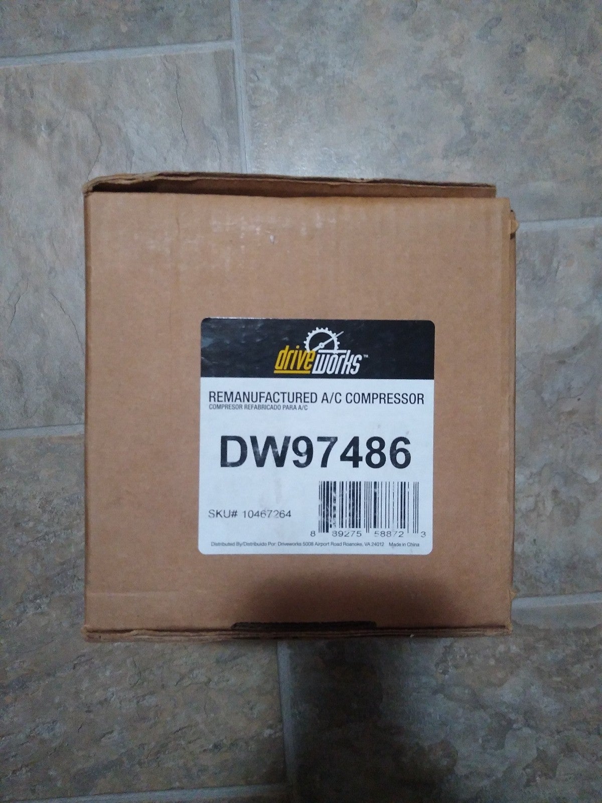 Carquest Standard Air Conditioning Remanufactured Compressor and Clutch DW97486