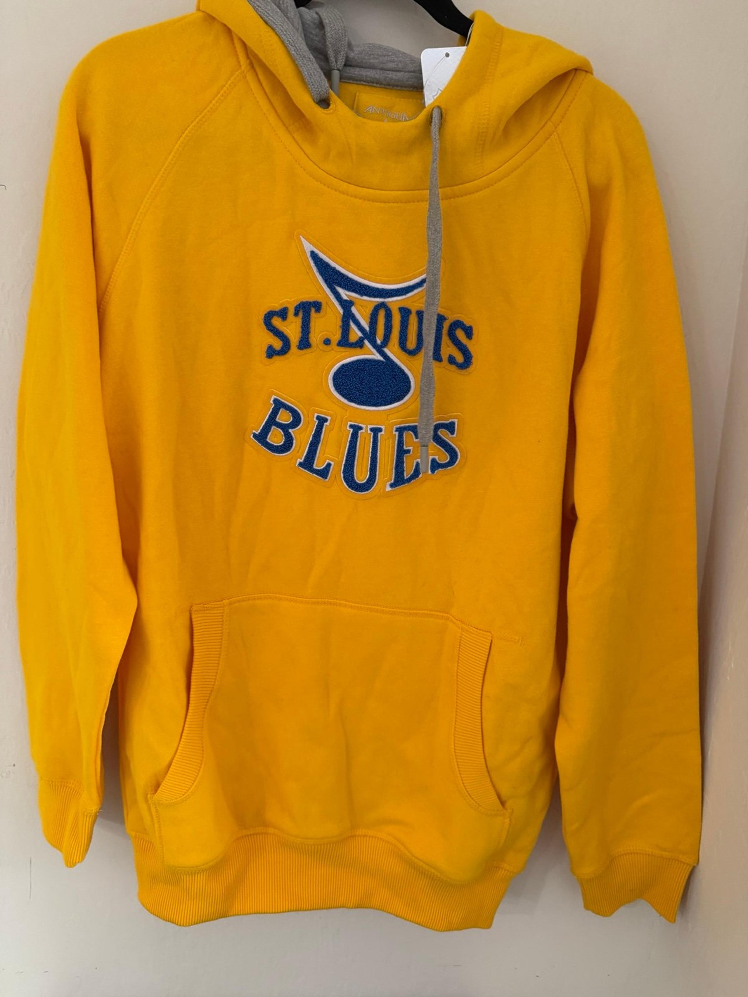 Men's St. Louis Blues Antigua Victory Pullover Hoodie -Size Medium -NWT