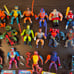 Vintage 1980s MOTU He-Man Lot of 30 Action Figures & 9 Mini Comics