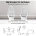 Handicap Universal Toilet Safety Rail Elderly 520lb Foldable Handles Senior