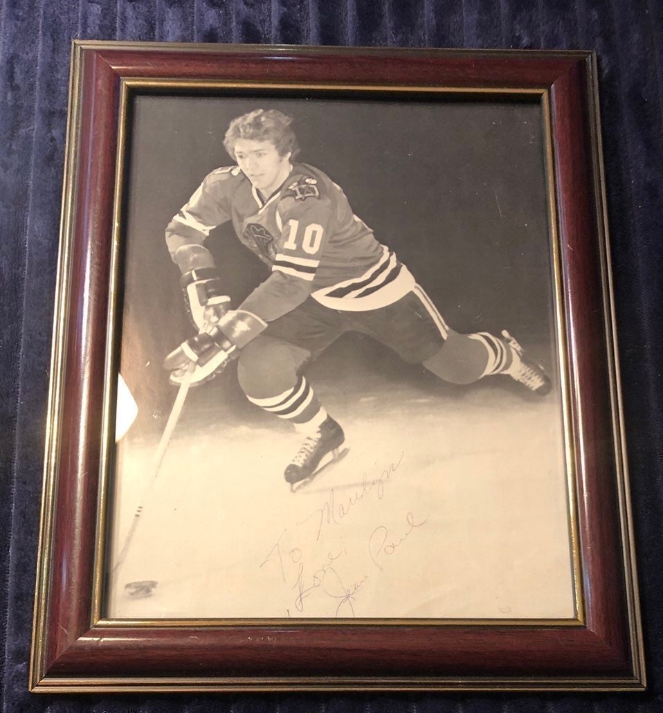 SIGNED JEAN-PAUL DENIS HOCKEY PHOTO NHL