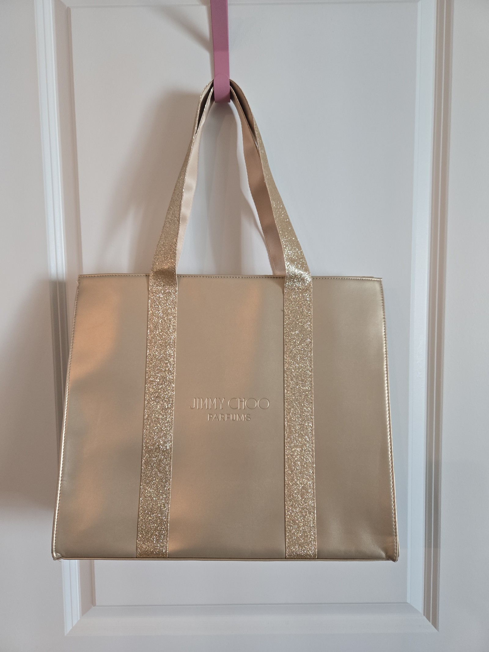 Jimmy Choo Gold Parfums Tote Bag