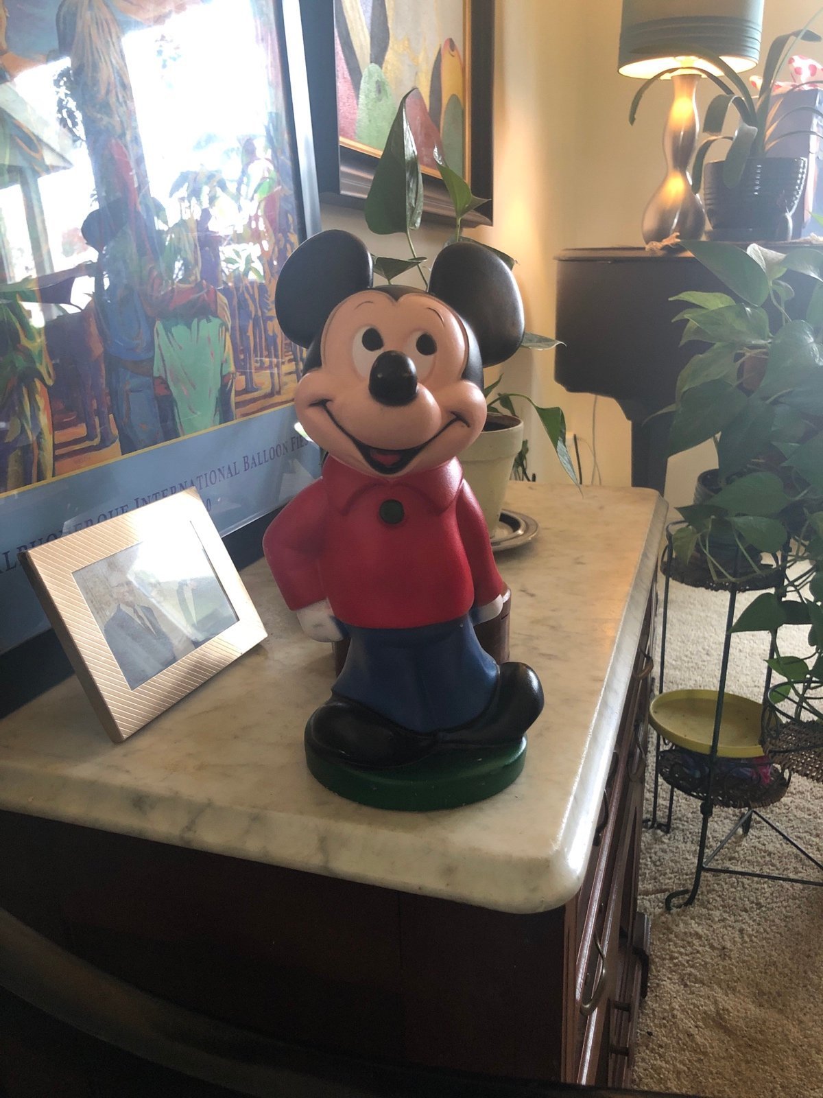 Mickey Mouse coin bank