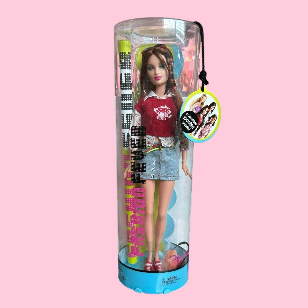 Vintage NIB Barbie Fashion Fever Doll Drew ( 2004 )