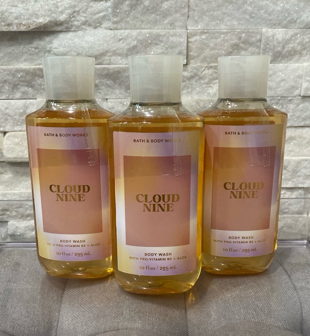 Bath & Body Works Cloud Nine Body Wash X3 Bundle