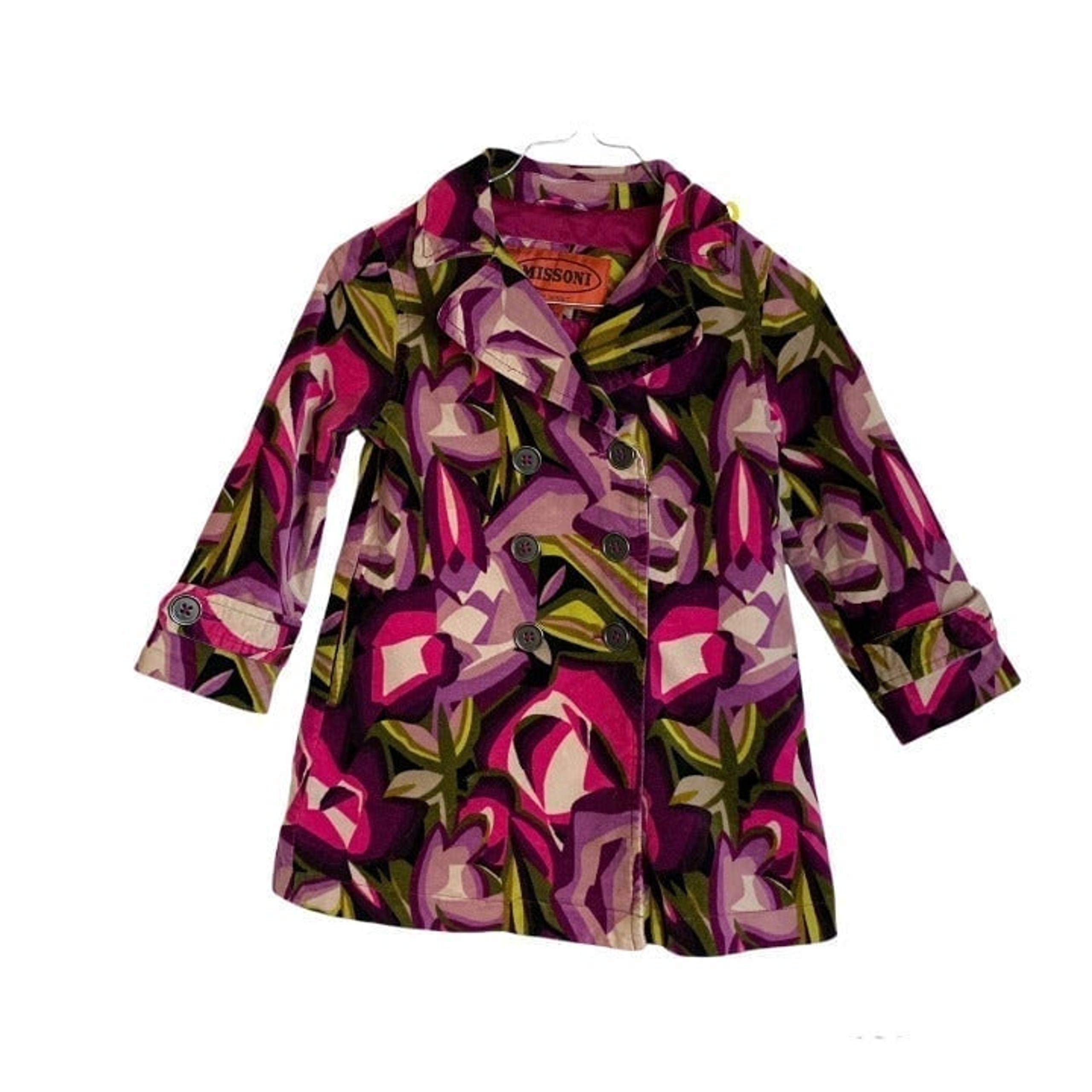 Missoni by Target 18-24 month Velvet Floral Peacoat Jacket