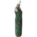 Vintage 90s Spenser Jeremy Leaves Jungle Animal Butterfly Print Silk Dress