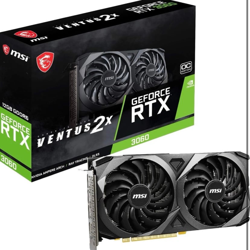 MSI Gaming GeForce RTX 3060 12GB 15 Gbps GDRR6 192-Bit HDMI/DP PCIe 4 Torx Twin