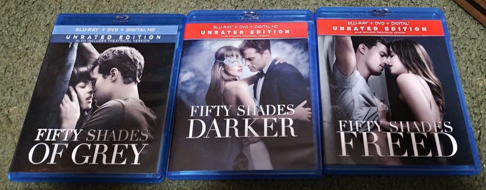 Fifty Shades Trilogy Blu Ray