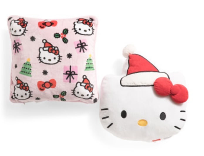 2 Pack Hello Kitty 18” Cuddly Pillows NWT