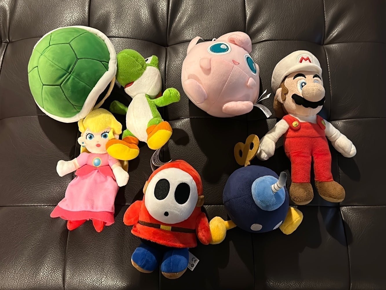 Nintendo plush characters Mario yoshi more