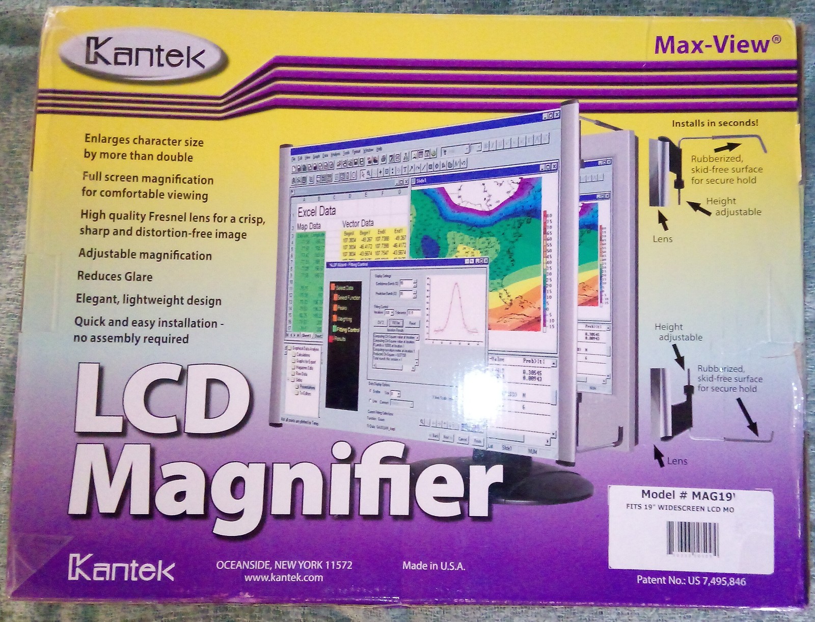 19 LCD MAGNIFIER BY KANTEK
