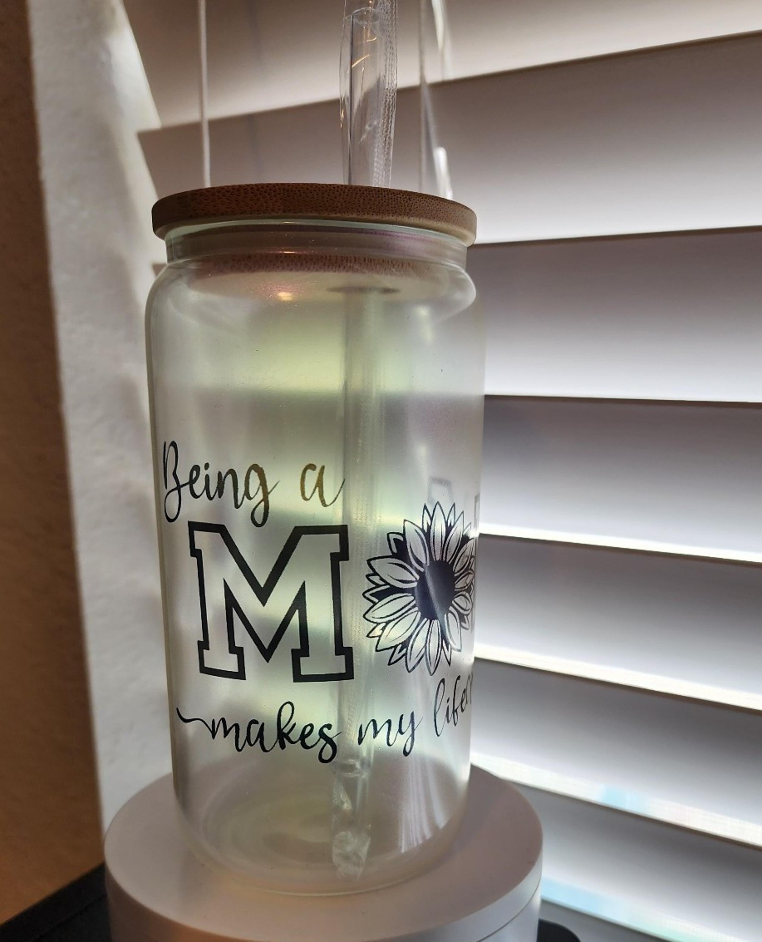 MOM SHIMMER WINE GLASS