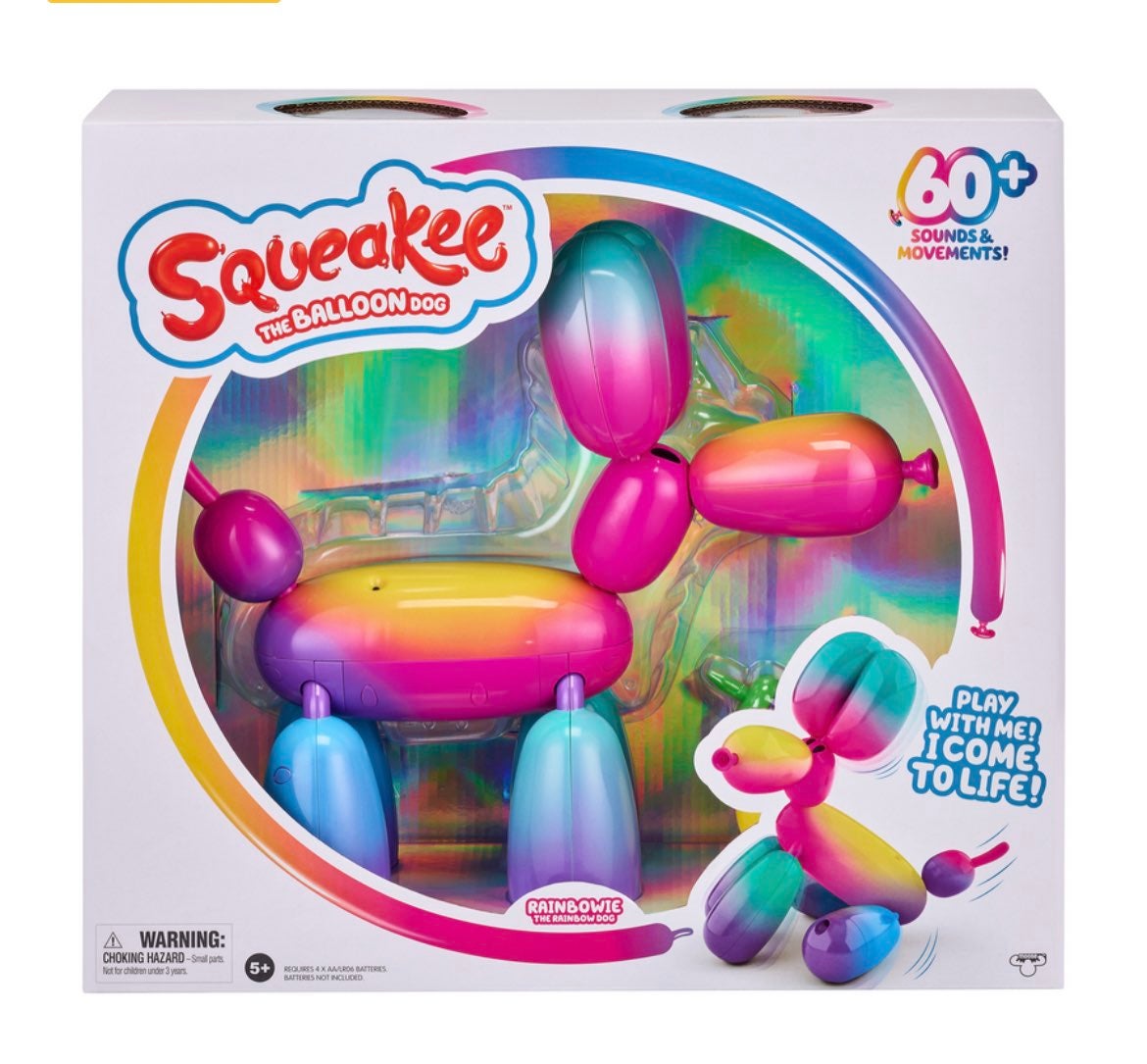 Squeakee rainbowie The Balloon Dog