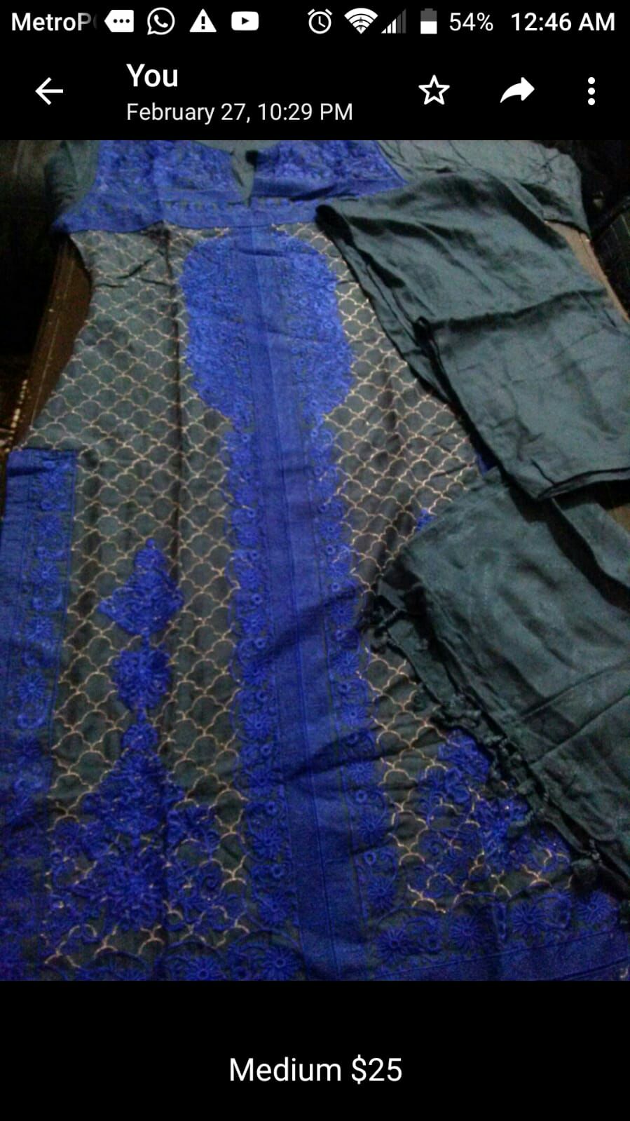 Linen Dress Medium, Pakistani Clothes