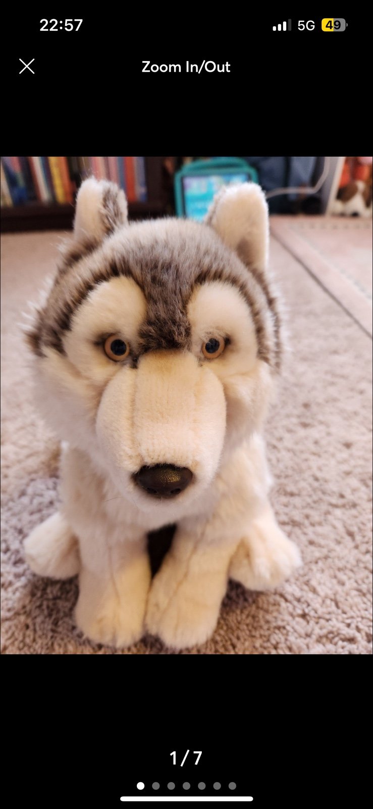 Rare Wwf wolf medium