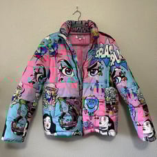 Sugarhill Pink Psycho Puffer Faygo Streetwear Jacket - Small - RARE