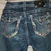 Miss me peace sign cuffed capri jeans sz 29