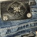 Miss me peace sign cuffed capri jeans sz 29