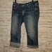 Miss me peace sign cuffed capri jeans sz 29