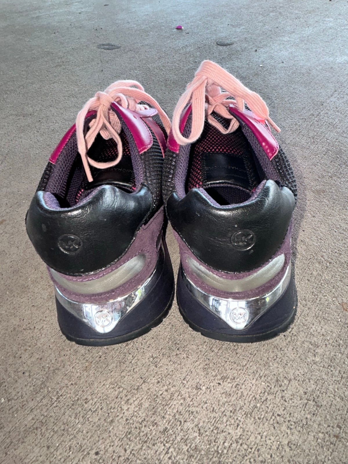 michael kors trainers womens purple