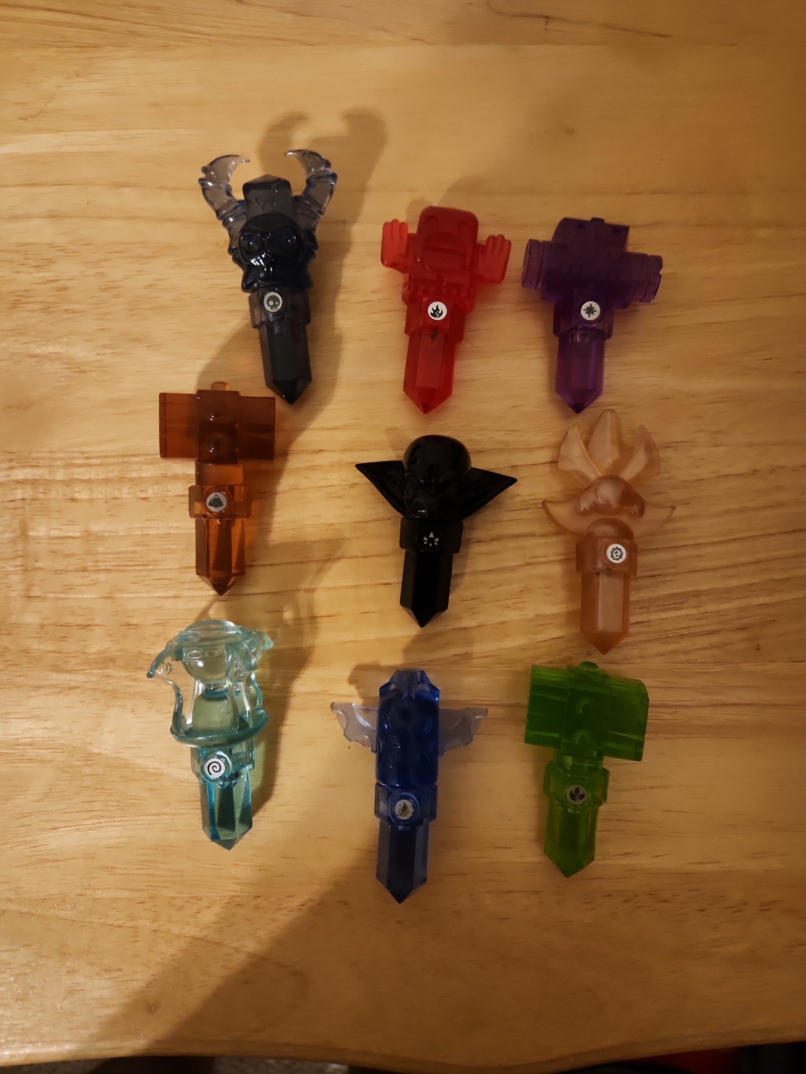 Skylanders trap team 8 elements and Kaos trap