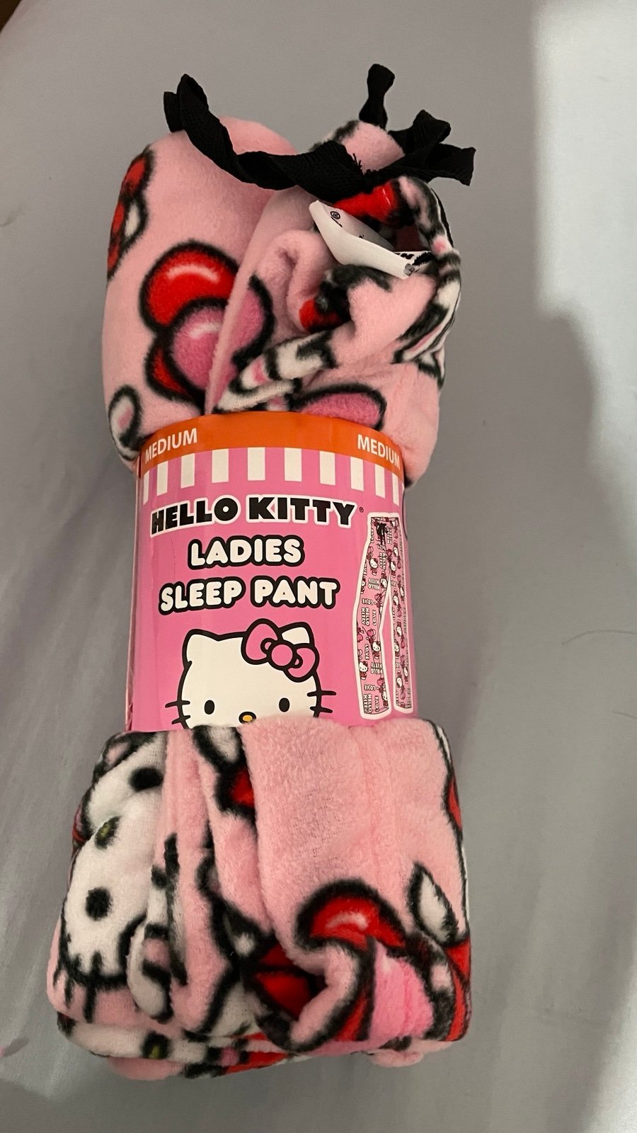 Hello Kitty Pink Valentines Day Pajama Pants Size M