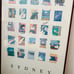 Vintage poster of 25 scenes of The Sydney Opera House by Ken Done -framed