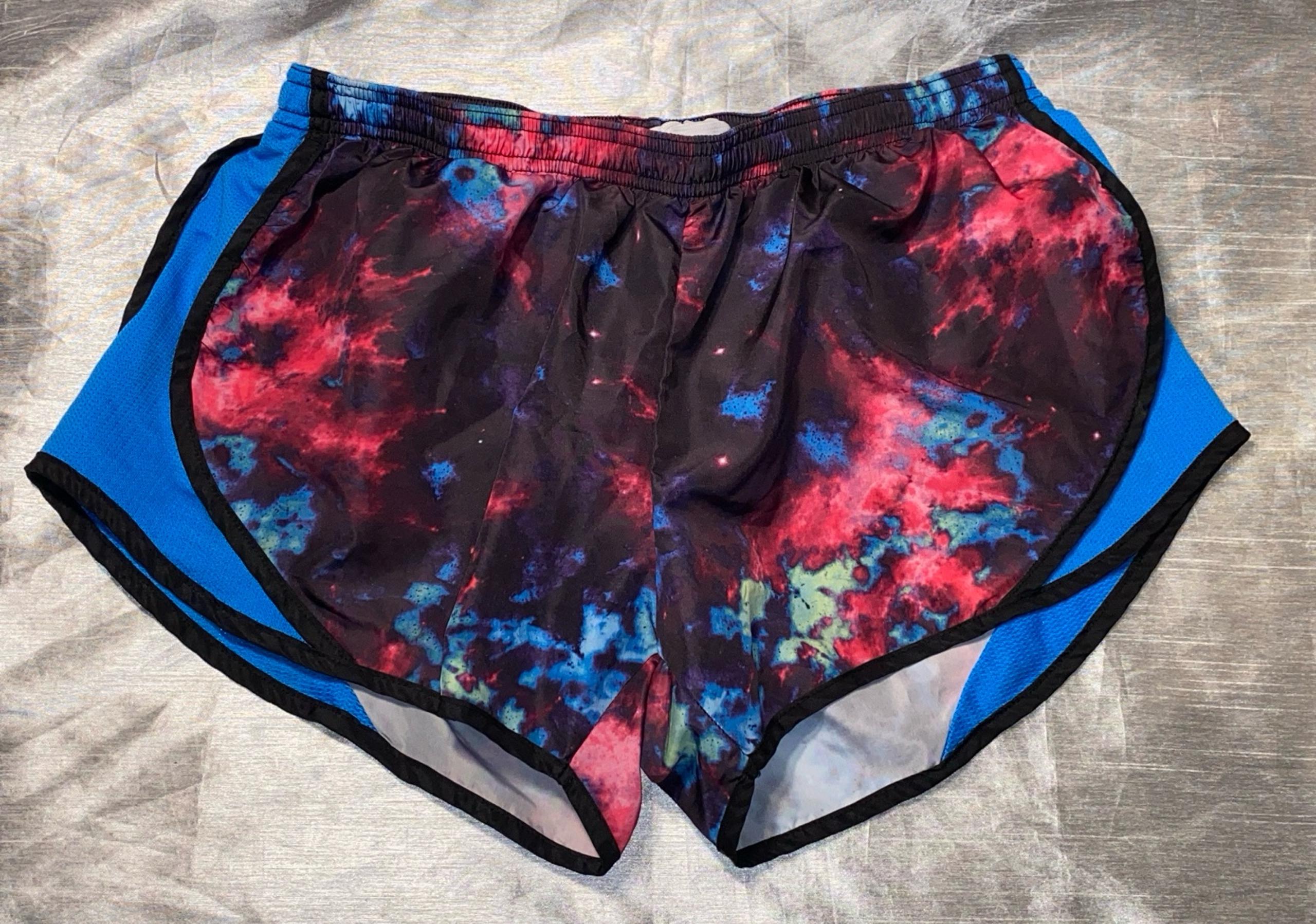 Soffe Girls' Team Shorty Short Poly Nebula Dye Size Large