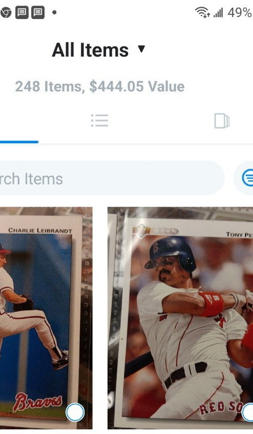 baseball cards Lot