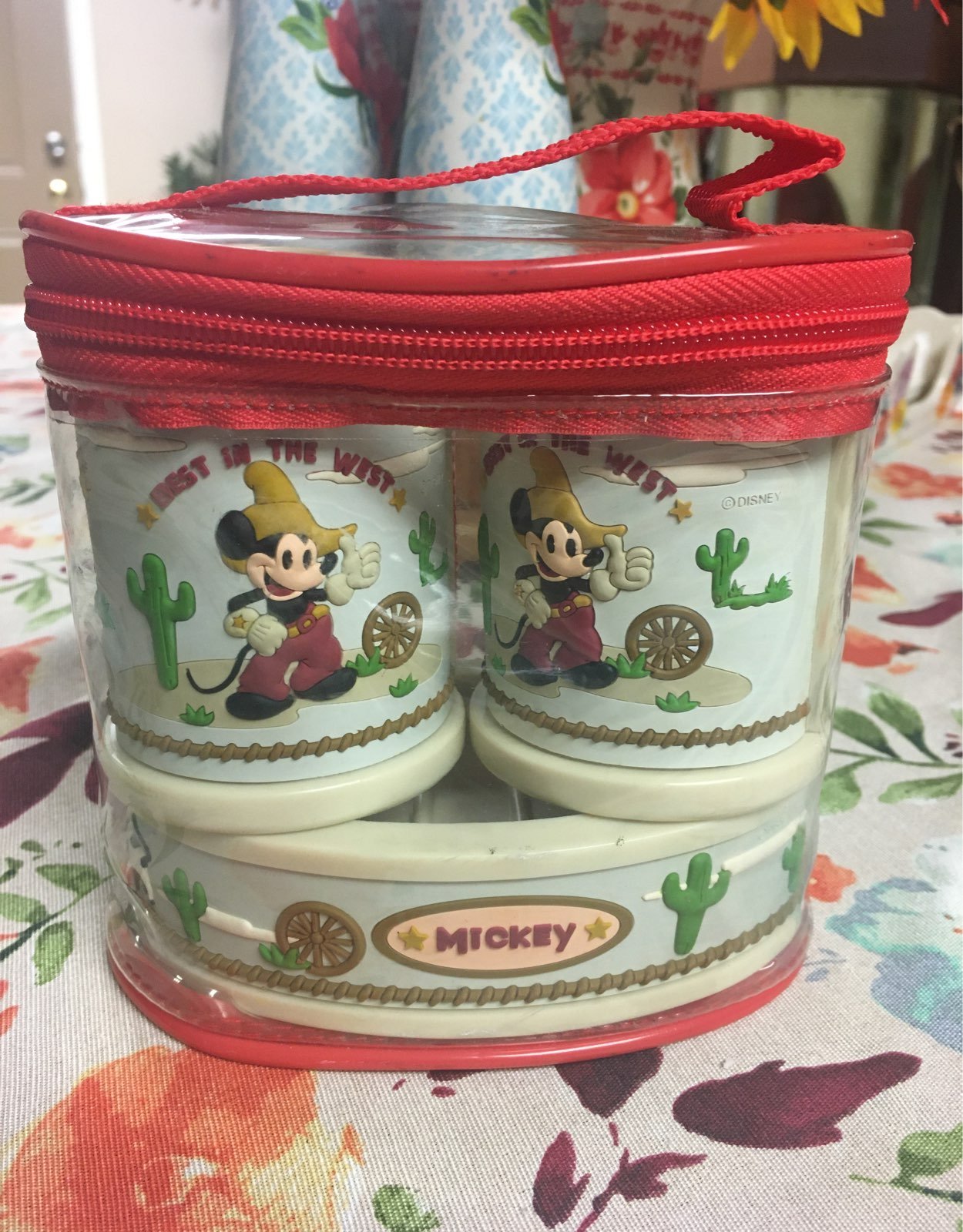 Vintage Mickey Mouse Bathroom Set