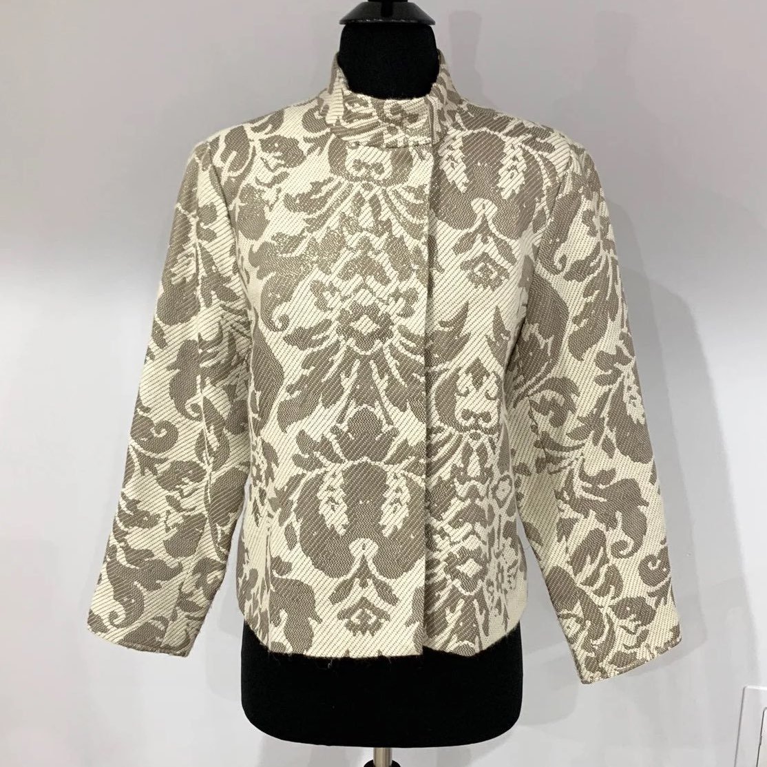 COLDWATER CREEK Shimmer Jacquard Jacket