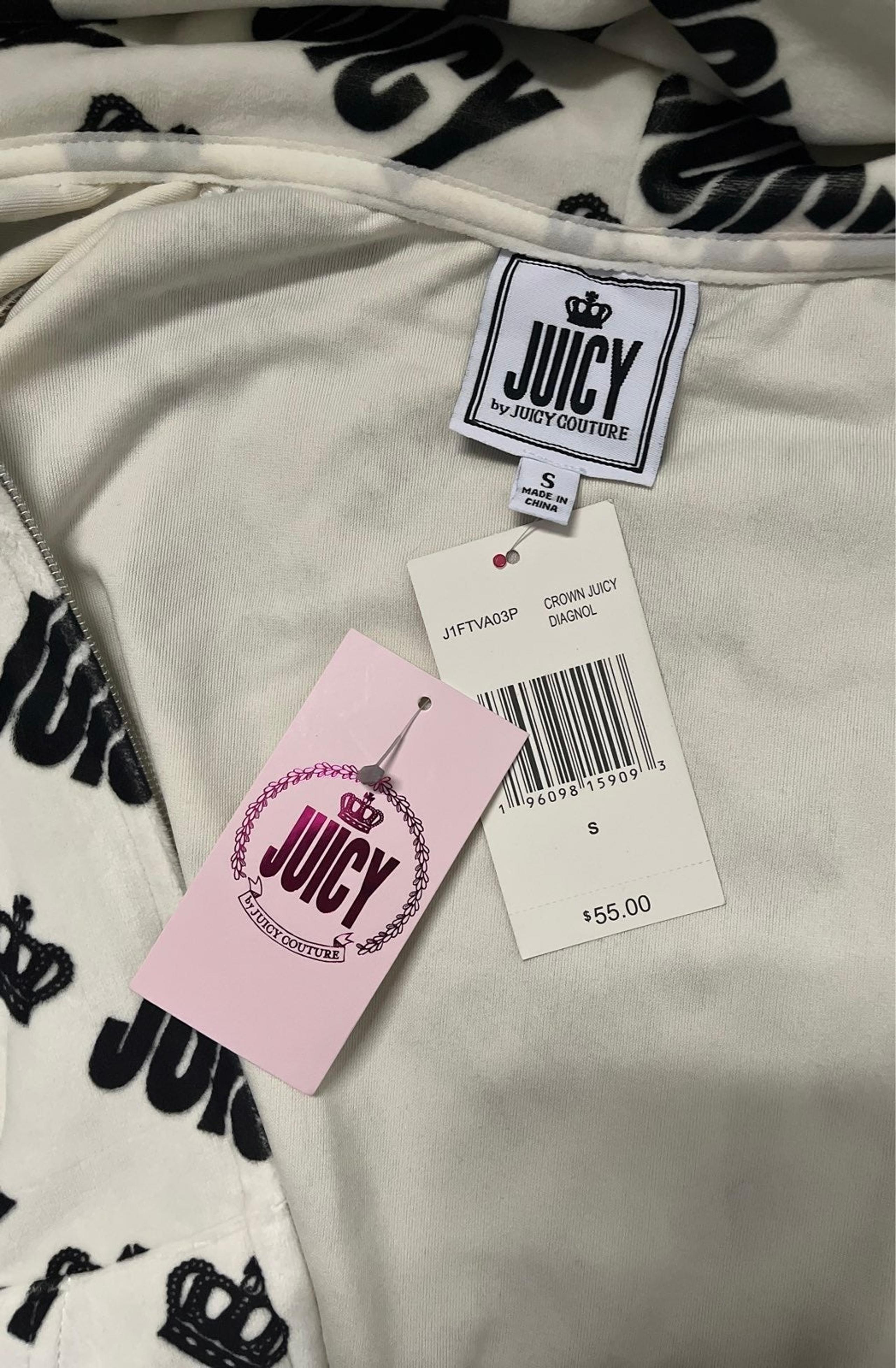 Juicy Couture velour hooded sweaters