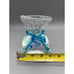 VTG Murano Blue Fish in Large Glass Aquarium Paperweight Art Glass