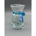 VTG Murano Blue Fish in Large Glass Aquarium Paperweight Art Glass