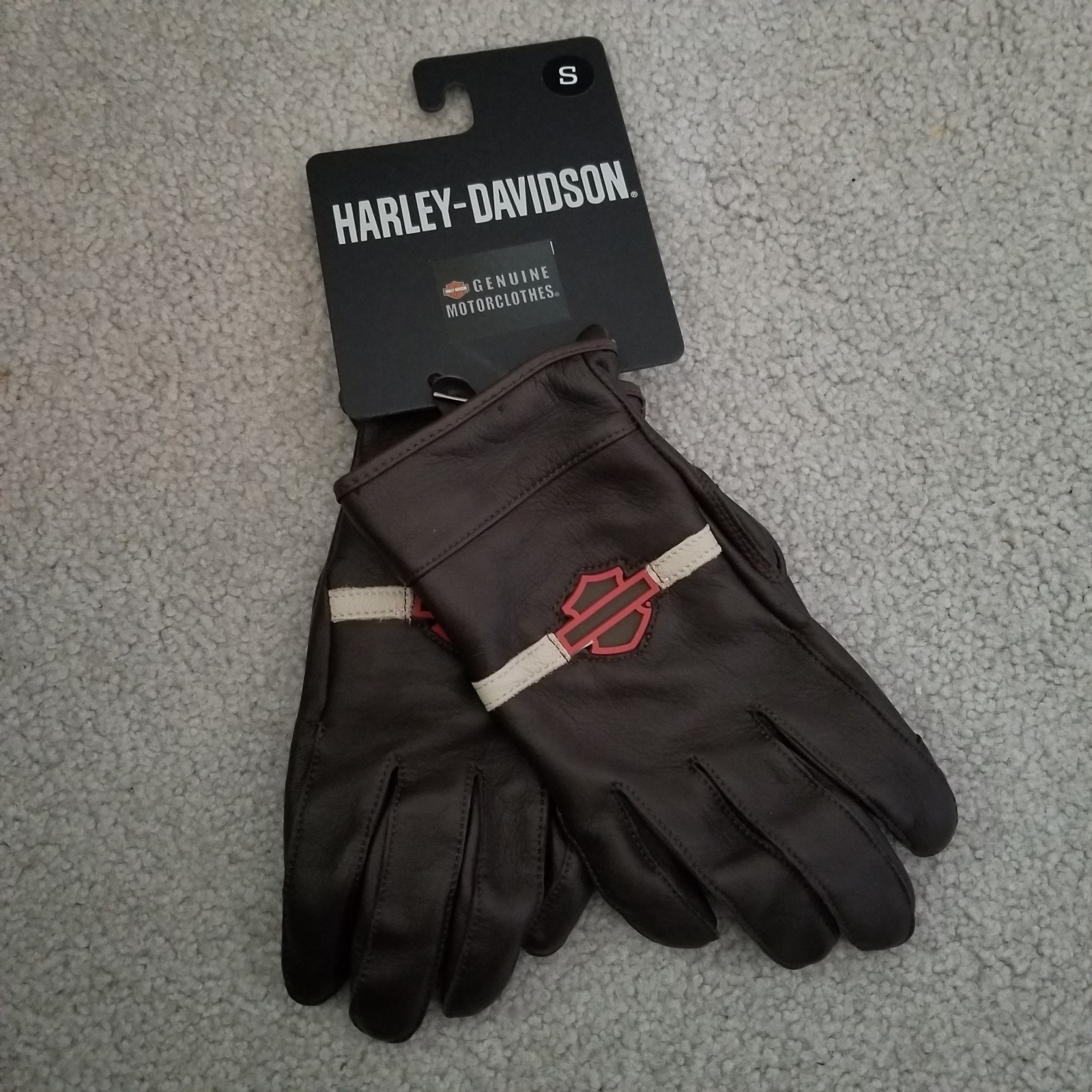 Harley Davidson Women's Victory Lane Leather Gloves
