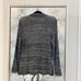 Misook 438 Women's Small Metallic Dressy Ornate Button Sweater Jacket Blazer