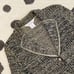 Misook 438 Women's Small Metallic Dressy Ornate Button Sweater Jacket Blazer