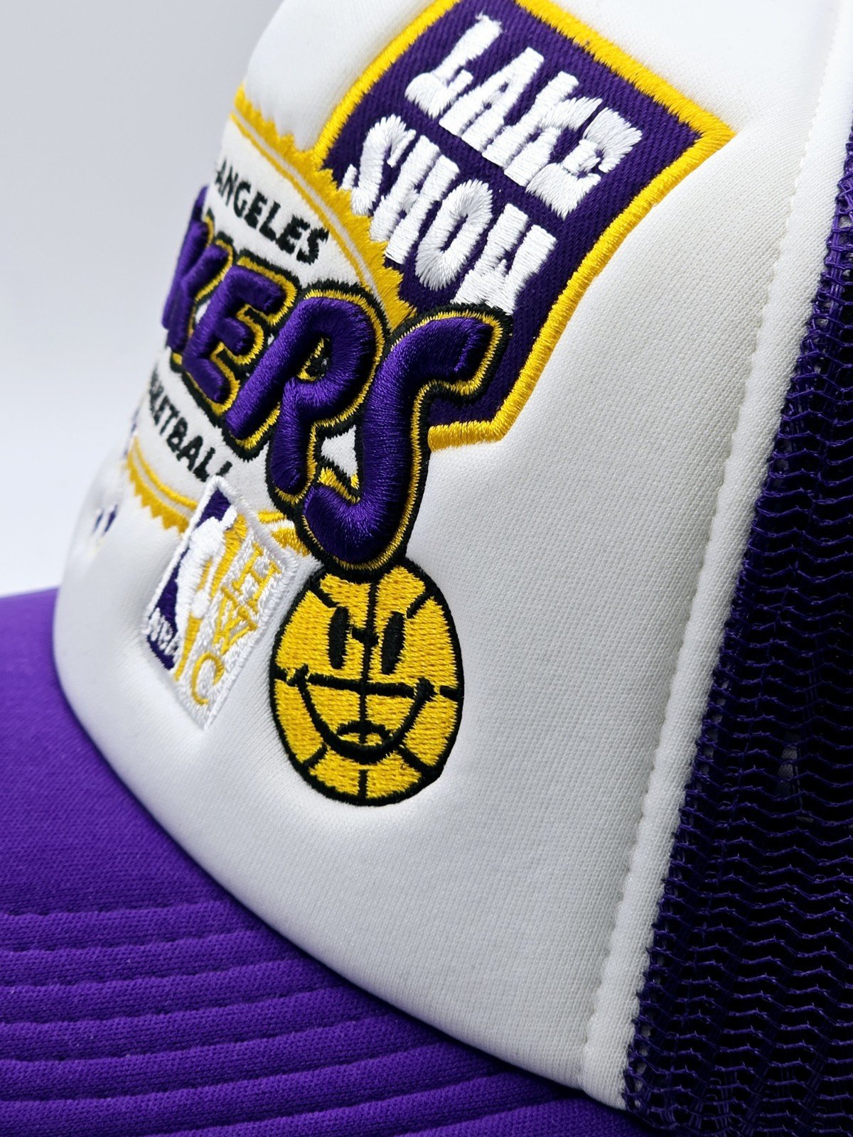 Mitchell & Ness Los Angeles Lakers Lake Show I Love LA Snapback Trucker Hat NWT