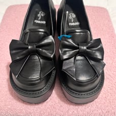FOXBLOOD Loafer Bow Platform 8