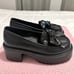 FOXBLOOD Loafer Bow Platform 8