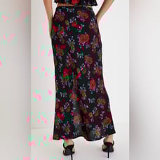 X. NEW with tags (NWT) Lulu’s Remarkable Black Floral Print High-Rise Maxi Skirt