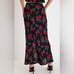 X. NEW with tags (NWT) Lulu’s Remarkable Black Floral Print High-Rise Maxi Skirt