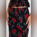 X. NEW with tags (NWT) Lulu’s Remarkable Black Floral Print High-Rise Maxi Skirt