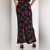 X. NEW with tags (NWT) Lulu’s Remarkable Black Floral Print High-Rise Maxi Skirt