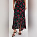 X. NEW with tags (NWT) Lulu’s Remarkable Black Floral Print High-Rise Maxi Skirt
