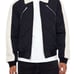 Black and Cream Bomber