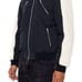 Black and Cream Bomber
