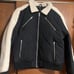 Black and Cream Bomber