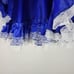 Handmade Royal Blue Tafetta And Lace Pageant Holiday Dress
